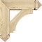 Ekena Millwork Imperial Arts and Crafts Rough Sawn Bracket w/ Offset Brace, Douglas Fir, 6"W x 18"D x 18"H BKT0604X18X18IMP03RDF - alternate 3